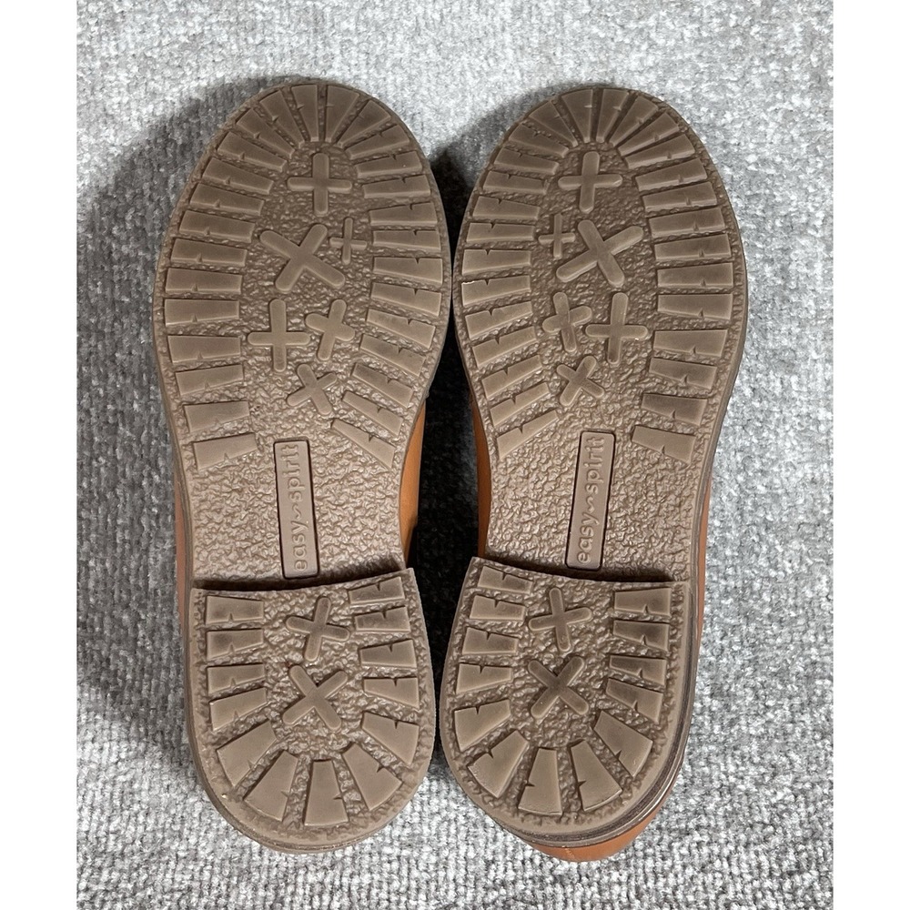 Easy Spirit Jaylin Leather Slip On Loafer Womens Sz 7M Brown Flex Tech Easy Arch - Picture 11 of 12